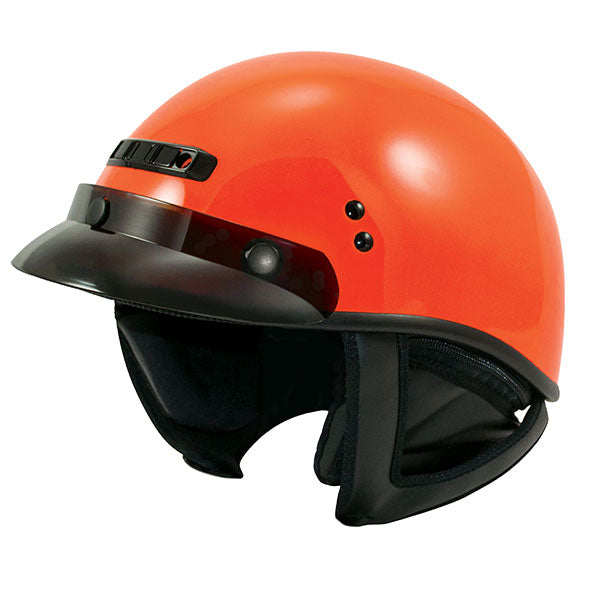 GMAX HH35 FULL DRESSED HALF HELMET ORANGE MEDIUM H1235145