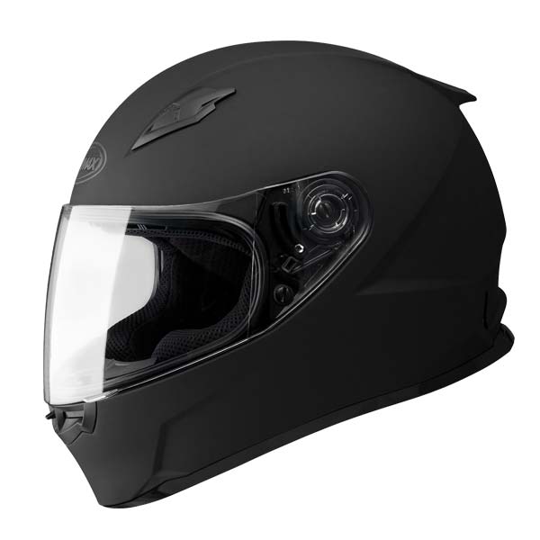 GMAX FF49 FULL FACE HELMET XS FLAT BLACK SINGLE LENS G7490073