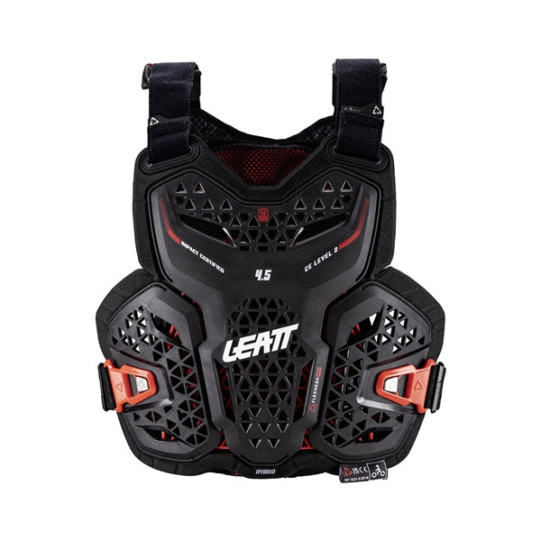 LEATT CHEST PROTECTOR 4.5 HYBRID JR BK S/M 5026011810