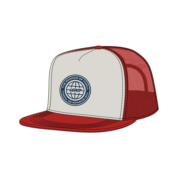 LEATT CAP TRUCKER S-XL CHILI RD LEATT 5026081050