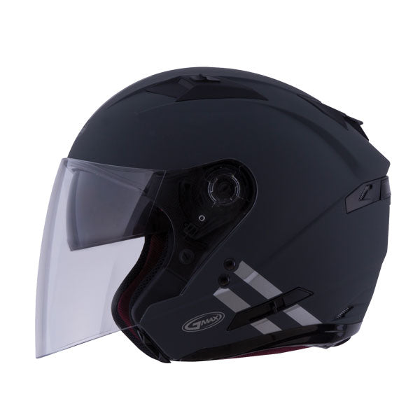 GMAX OF77 DOWNEY OPEN FACE HELMET XS BLACK/SILVER G3774023