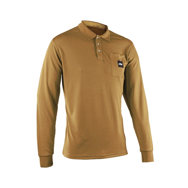 LEATT SHIRT POLO LONG TEAM BRASS 3XL LEATT 5026081215
