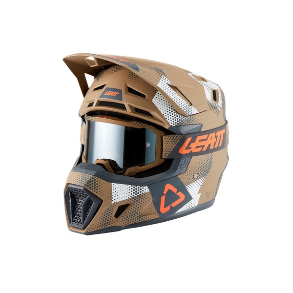LEATT HELM MOTO 7.5 V27 KIT CAMO KHAKI BRW L 1027000323