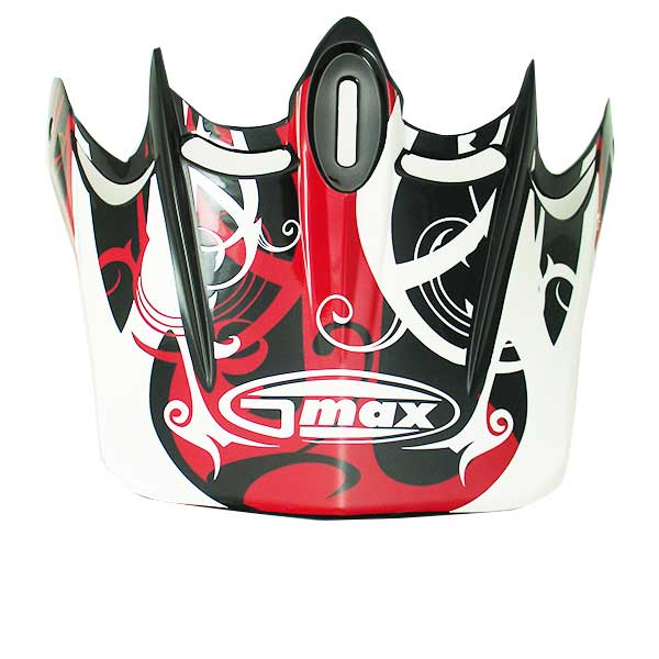 GMAX GM46X FUTURA VISOR MEDIUM-3XL RED G980030