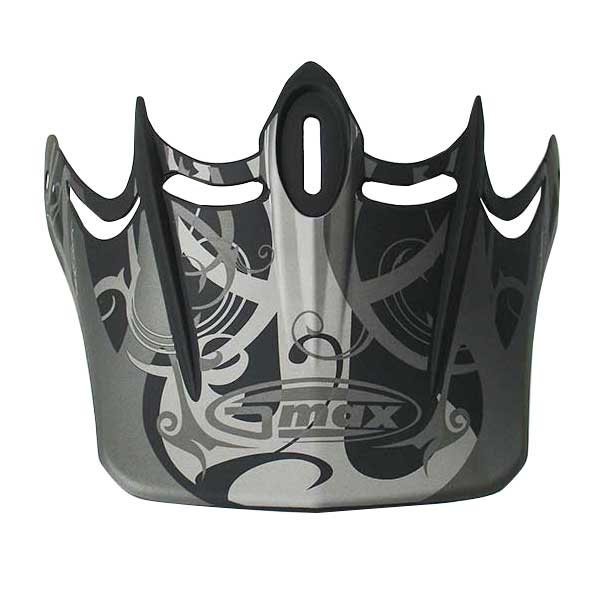 GMAX GM46X FUTURA VISOR MEDIUM-3XL BLACK/SILVER G980036