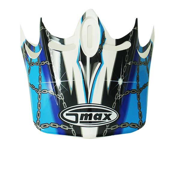 GMAX GM46Y SLICE VISOR BLUE G980041