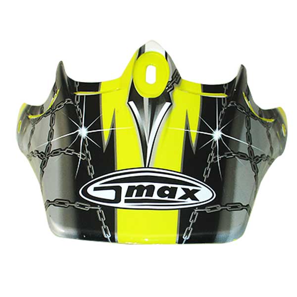 GMAX GM46Y SLICE VISOR YELLOW G980042