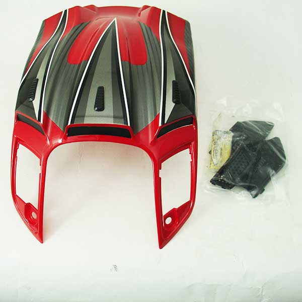 GMAX GM68 COMPLETE TOP VENT WITH LED RED/BLACK G980233