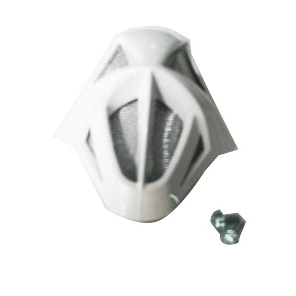 GMAX GM46 MOUTH PIECE W/SCREWS WHITE G980268