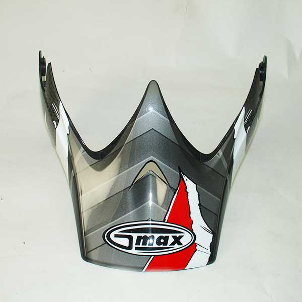 GMAX GM37 SHATTERED VISOR RED G980346