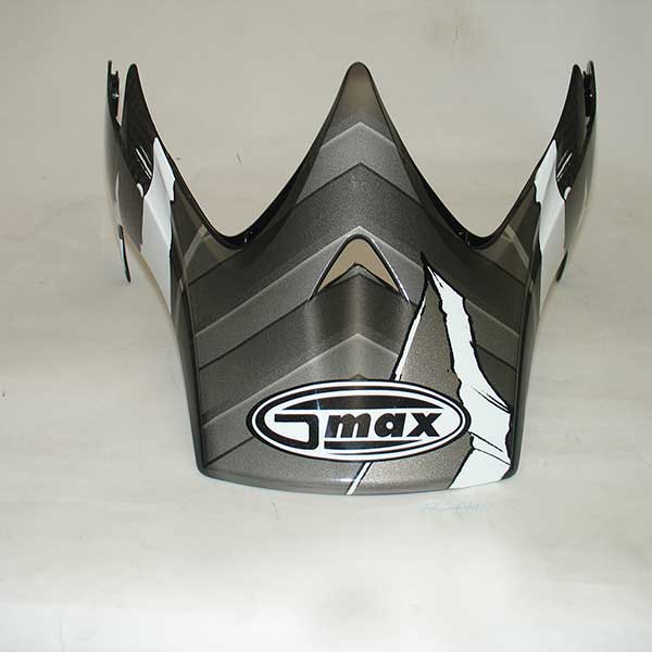 GMAX GM37 SHATTERED VISOR BLACK/SILVER/WHITE G980351