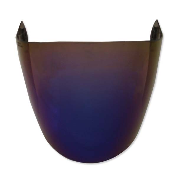 GMAX GM67/OF77 HELMET REPLACEMENT LENS SHIELD SINGLE BLUE IRIDIUM G067021