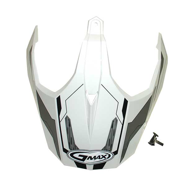GMAX GM11 HELMET VISOR WHITE/SILVER G011012