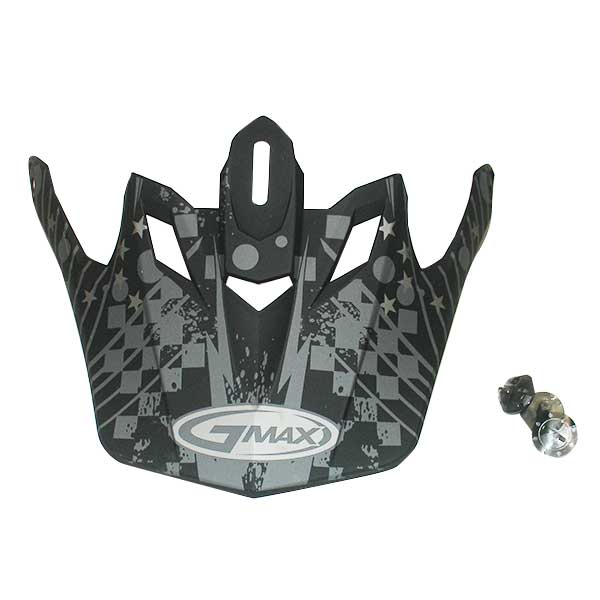 GMAX GM46 REVURB VISOR MEDIUM-3XL MATTE GREY/BLACK G046039