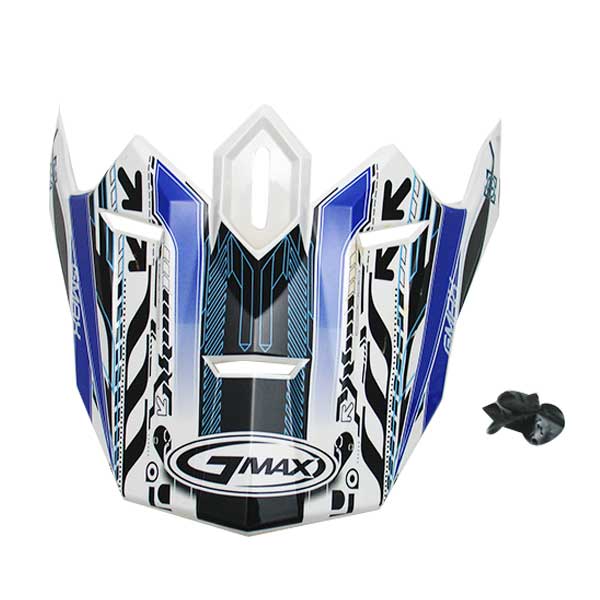 GMAX GM76 CONVICTION VISOR BLUE/HIGH-VISIBILITY G076042