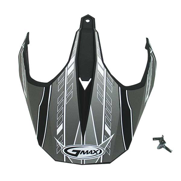 GMAX GM11 NOVA VISOR MATTE BLACK/SILVER G011047