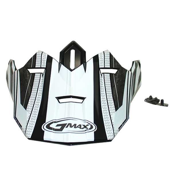 GMAX GM76 BIO VISOR BLACK/WHITE G0076052