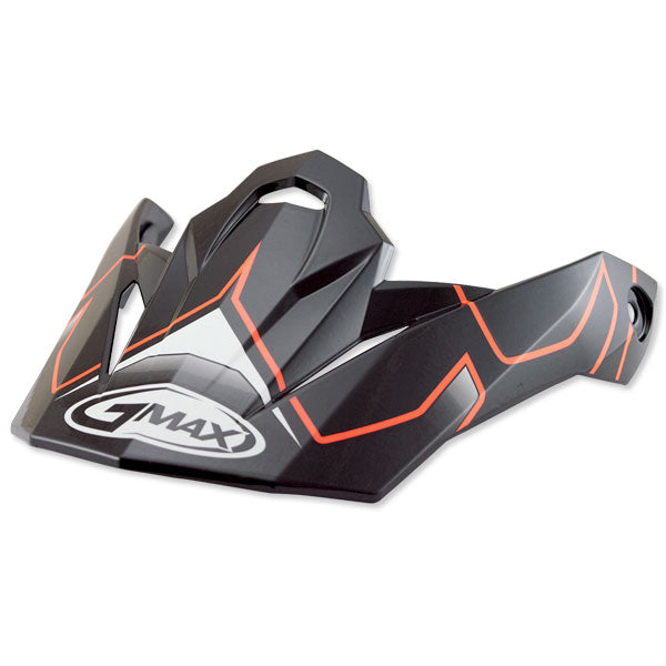 GMAX GM86 STEP VISOR HIGH-VISIBILITY ORANGE G086020