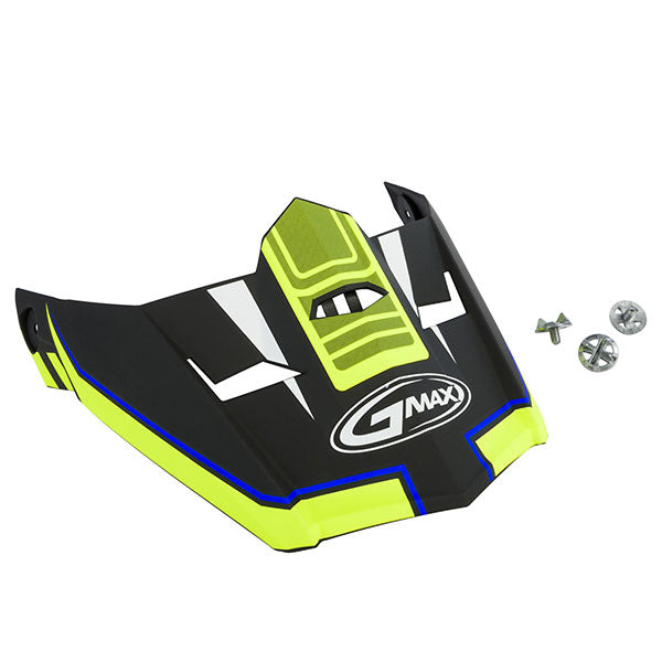 GMAX MX46 UNCLE VISOR HI-VIS GREEN MEDIUM - 2XL G046822