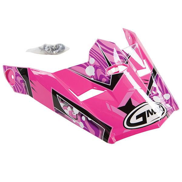 GMAX MX46-Y YOUTH MX HELMET SHARK VISOR PINK G046862
