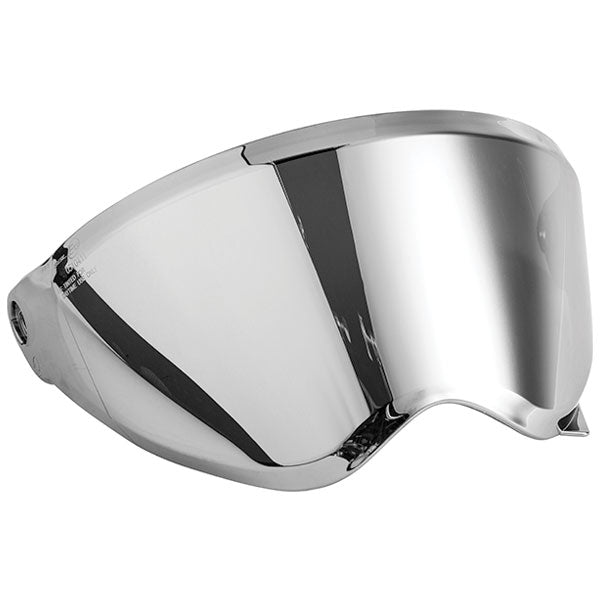 GMAX AT21 HELMET LENS SHIELD SINGLE SILVER IRIDIUM G021003