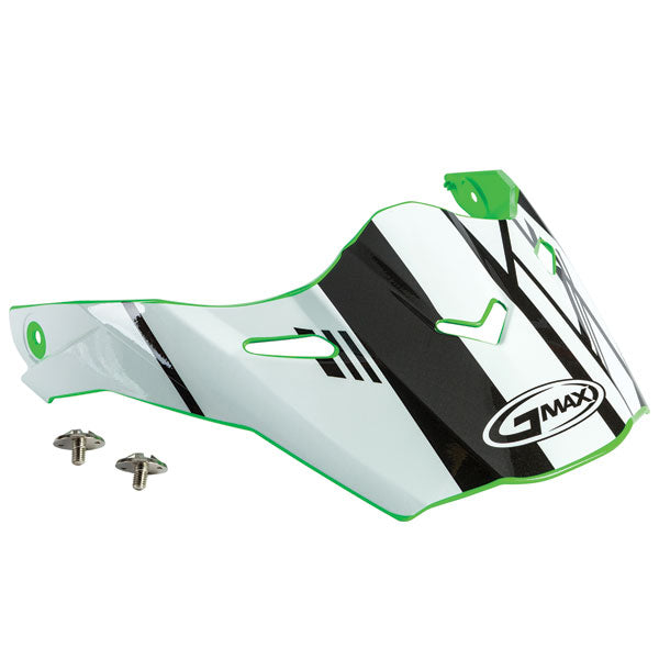 GMAX AT21 EPIC VISOR KIT GREEN/WHITE/BLACK G021069