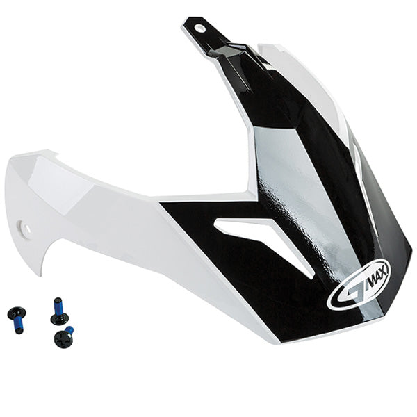GMAX GM11 SCUD DUAL SPORT HELMET VISOR WHITE/RED/BLACK G011096