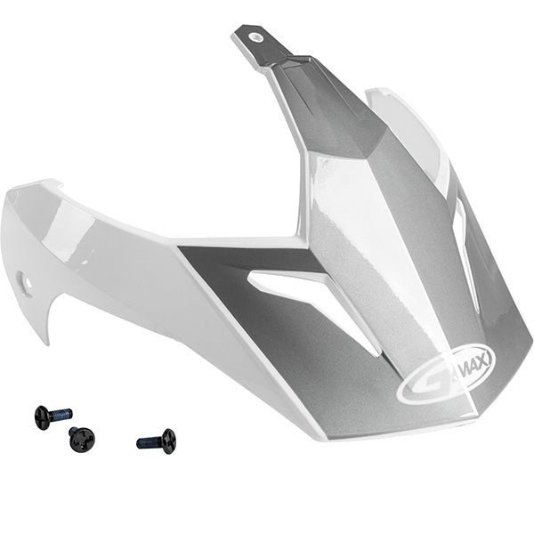 GMAX GM11 SCUD DUAL SPORT HELMET VISOR WHITE/GREY G011098