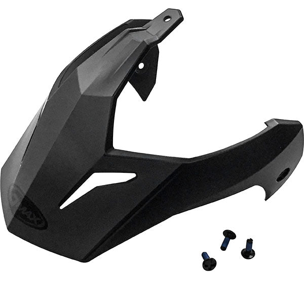 GMAX GM11 SCUD DUAL SPORT HELMET VISOR MATTE BLACK/ORANGE/GREY G011100