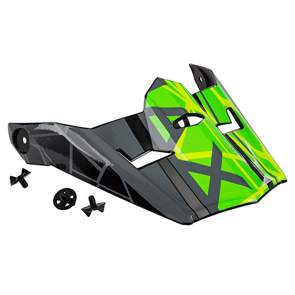 GMAX MX46 MX HELMET VISOR XS-MEDIUM HIGH-VISIBILITY GREEN G046930