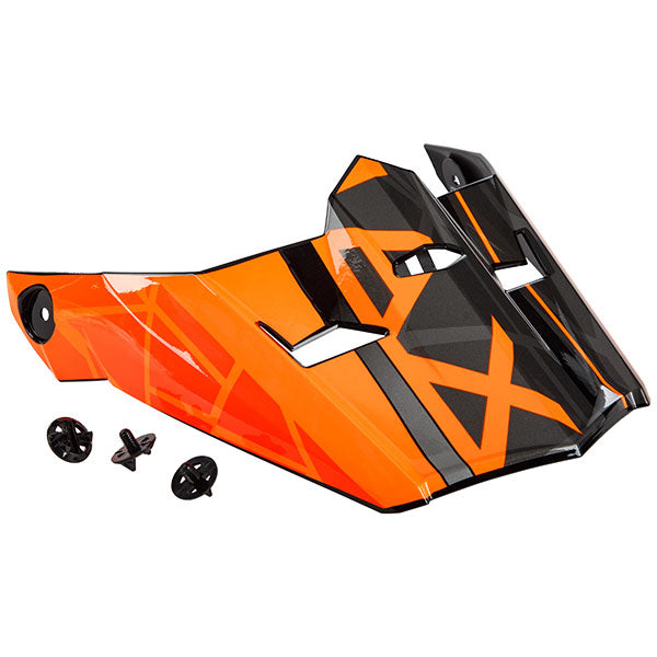 GMAX MX46 MX HELMET VISOR LARGE-2XL ORANGE G046929