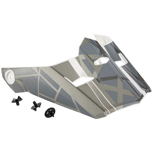 GMAX MX46 MX HELMET VISOR LARGE-2XL SILVER/WHITE G046921