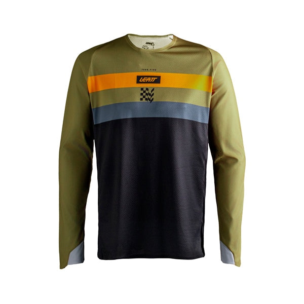 LEATT JERSEY MOTO 4.5 ENDU STRIPE KHAKI BRW S 5027000560