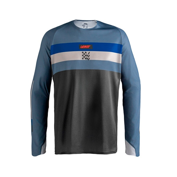 LEATT JERSEY MOTO 4.5 ENDU STRIPE OCEAN GY 2XL 5027000584