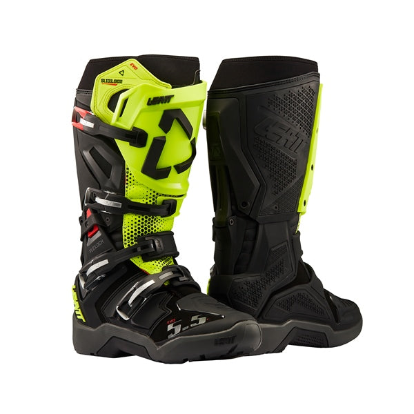 LEATT BOOT MOTO 5.5 FLEX END EVO BK/NEO YE 10 3027300243