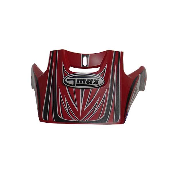 GMAX GM26 VISOR XS-MEDIUM RED/WHITE/BLACK G999480