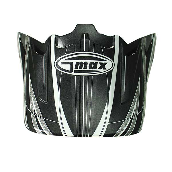 GMAX GM36 VISOR BLACK/SILVER/WHITE G999511