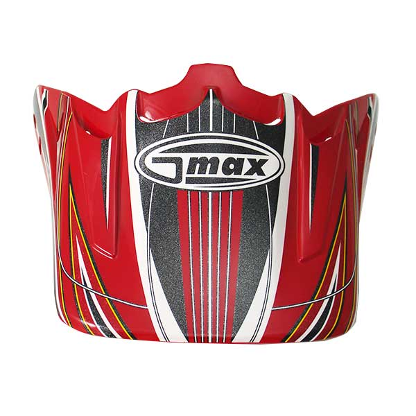 GMAX GM36Y VISOR RED/BLACK G999513
