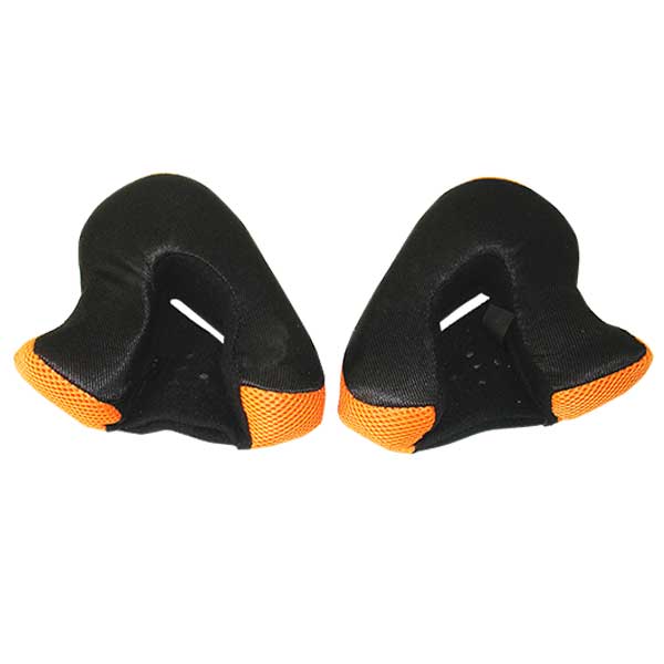 GMAX GM37 ORANGE CHEEK PADS 2XL G999644