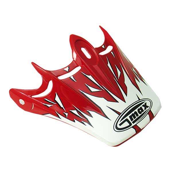 GMAX GM46Y MONSTER VISOR YOUTH RED G999857