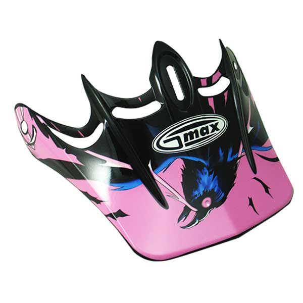 GMAX GM46 SKULL VISOR YOUTH PINK G999989