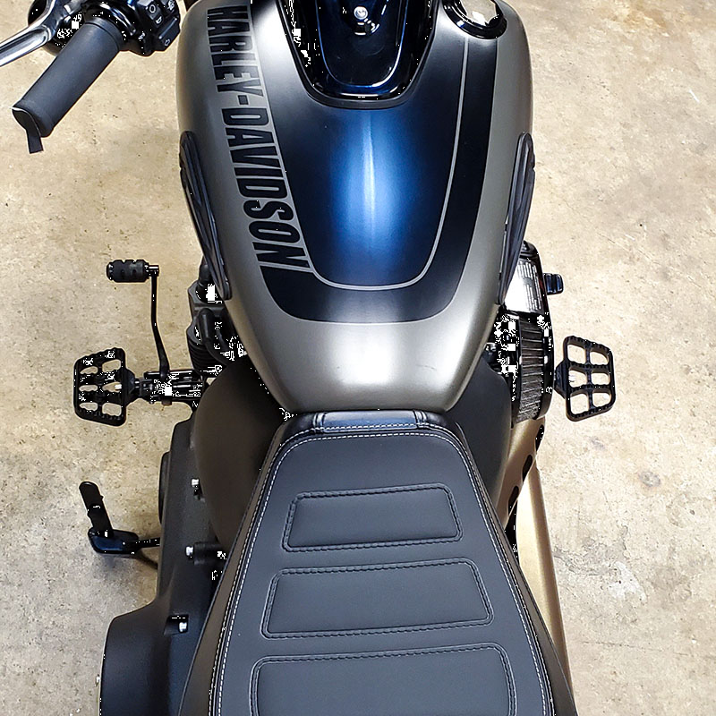 JOKER MACHINE MINI SER FLOORBOARDS 18-UP SOFTAIL BLACK 08-644-6B
