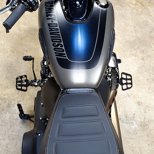 JOKER MACHINE MINI SER FLOORBOARDS 18-UP SOFTAIL BLACK 08-644-6B