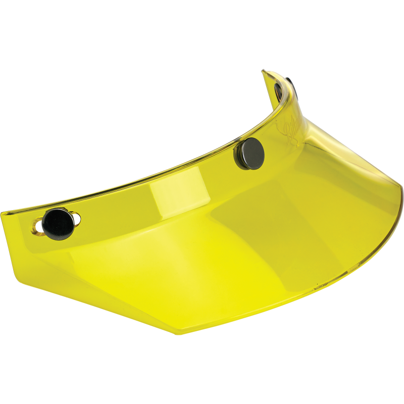 BILTWELL VISOR MOTO 3SNAP YLW 2002-103
