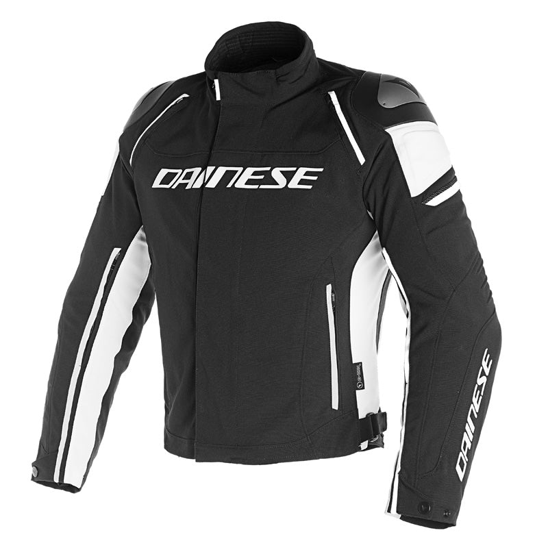 DAINESE RACING 3 D-DRY JACKET BLACK/BLACK/WHITE 1654605-948-52