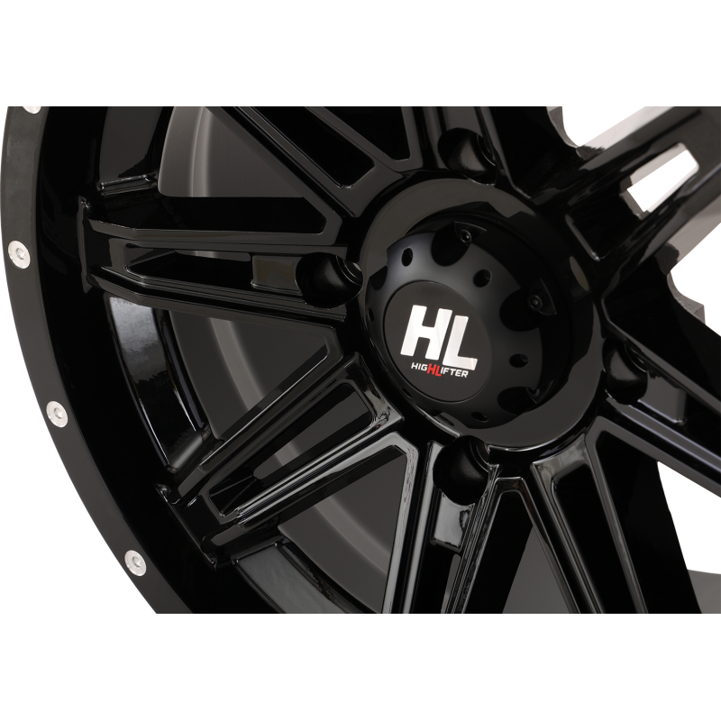 HIGHLIFTER HL22 ALLOY 14X7 4/137 4+3 (+10MM) GLOSS BLACK W1 14HL22-1237