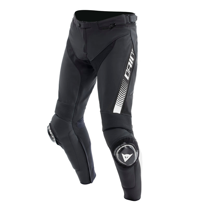DAINESE SUPER SPEED LEATHER PANTS - BLACK/WHITE (46) 15500001-622-46