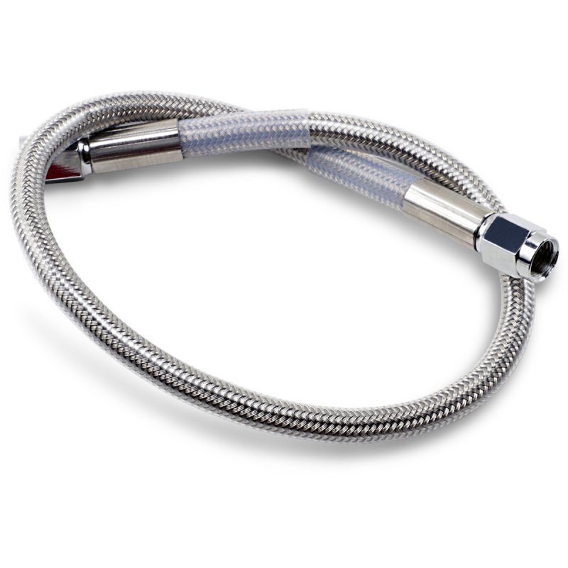 DRAG SPECIALTIES 17" BRAIDED UNIV BRAKE LINE 817