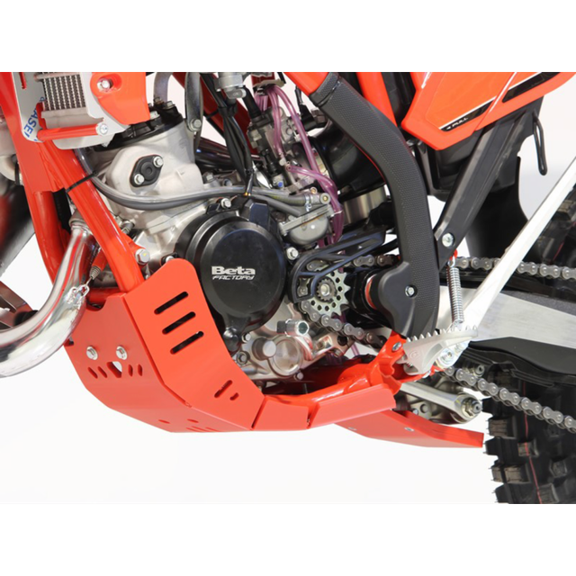 AXP RACING XTR SKIDPLATE 8MM BETA 125-200RR RED AX1686