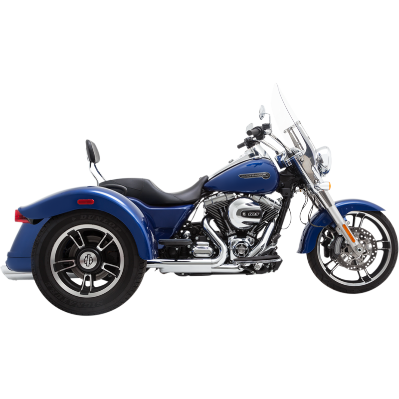 VANCE & HINES 15-16 FLRT TWIN SLASH SO CHROME *2 16798